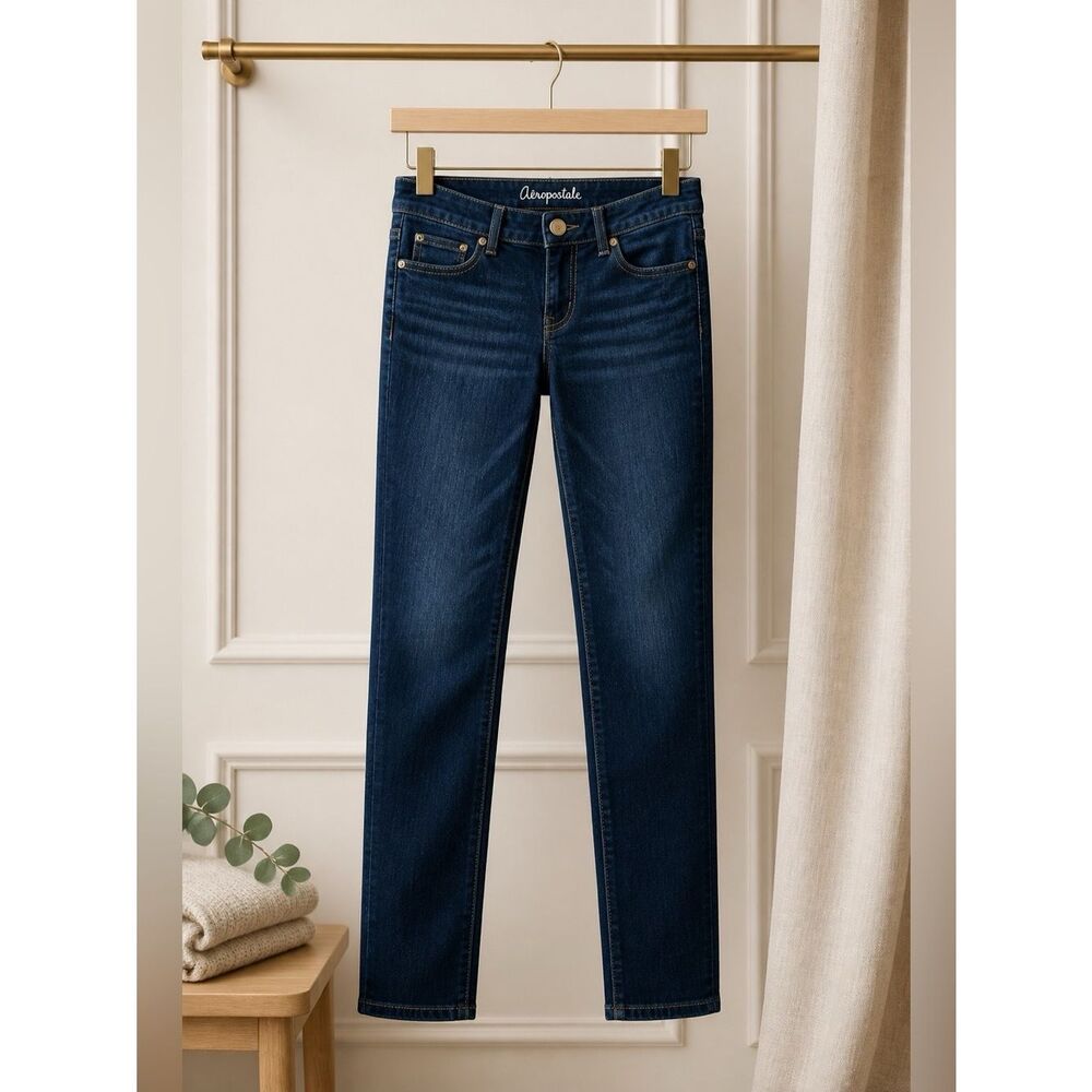 AEROPOSTALE BAYLA SKINNY JEANS SIZE 2 REGULAR LIKE NEW